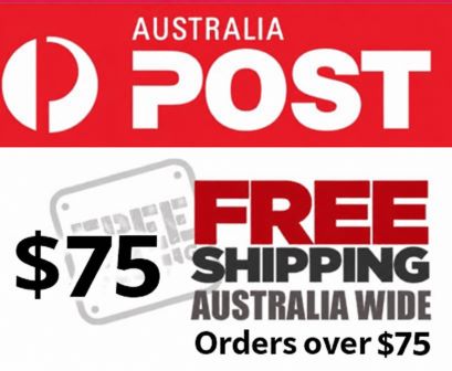 Free Post over $75 Australia Wide