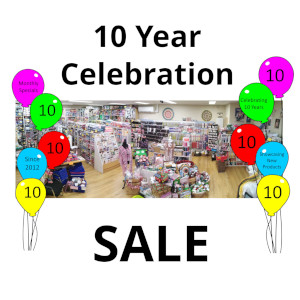 10 Year Celebration Sale